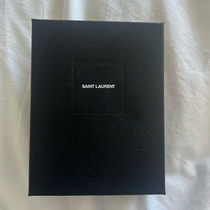 Authentic Saint Laurent Black Wallet Box